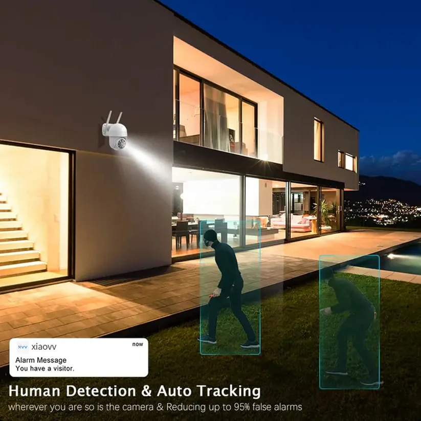 Xiaovv 3630G-P9S-4G 2K Outdoor 355° SMART WI-FI CAMERA (Free Memory 64GB)