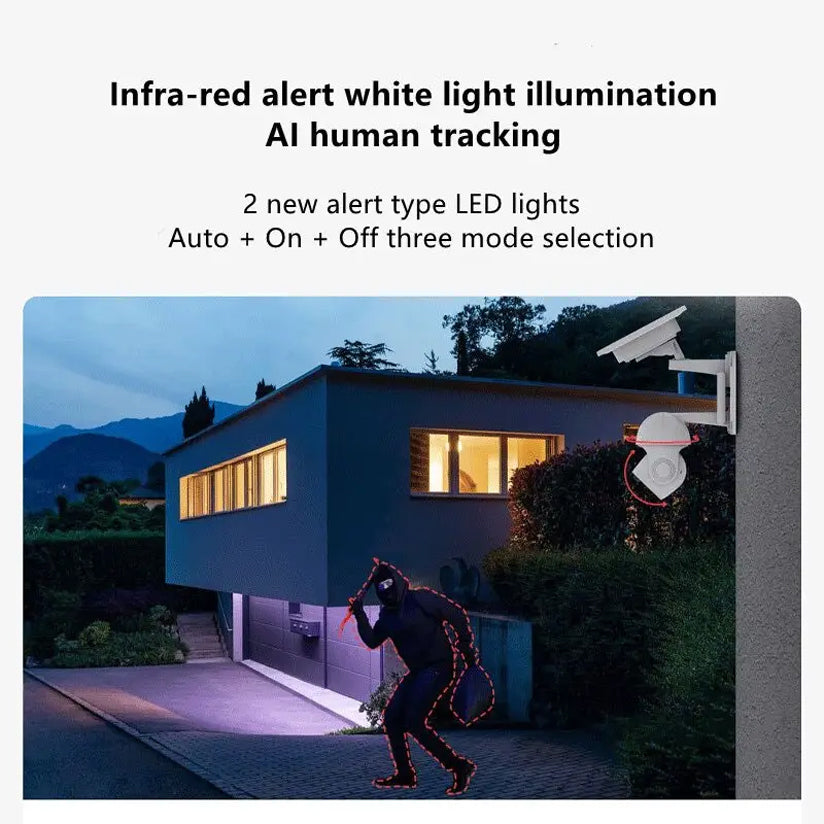 XIAOVV XVV-1120S-P6 PRO 2M OUTDOOR 355° SMART WI-FI CAMERA SOLAR-BATTERY (FREE MEMORY 64GB)