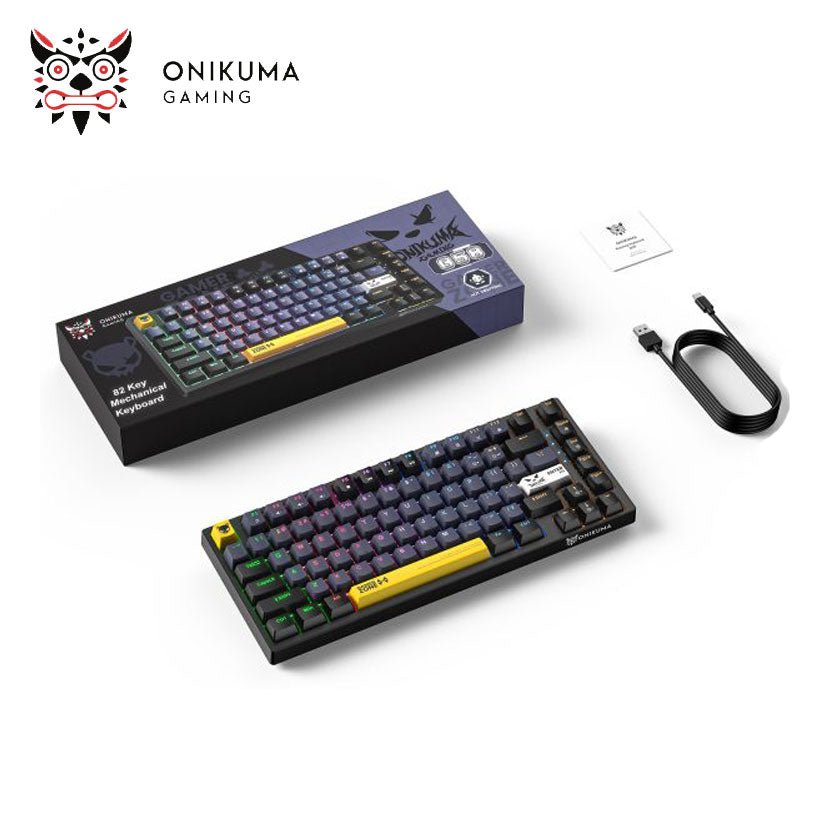 KEYBOARD ONIKUMA G58 MECHANICAL 82 Keys GAMING RGB