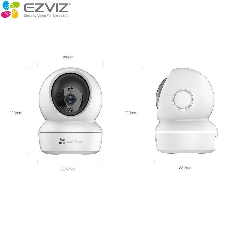 EZVIZ H6C Pro 2K SMART WI-FI PAN & TILT CAMERA