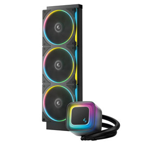 DeepCool LE360-Pro Black ( Premium Liquid Cooling three Fans / Support Intel and AMD CPU / Good for Ultra 9 & Ryzen 9 )