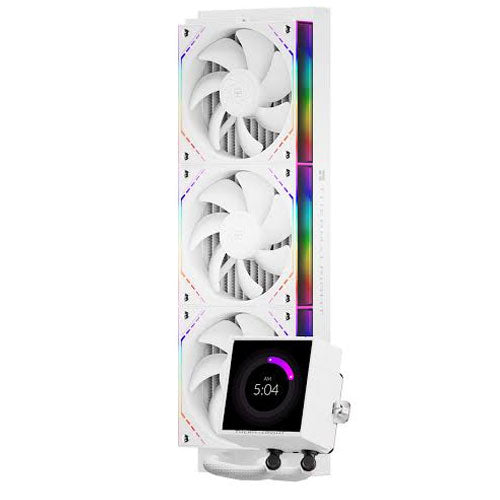 Thermalright Peerless Vision 360 ARGB White ( Premium Liquid Cooling / 3.95" LCD scree / Support Intel and AMD CPU)
