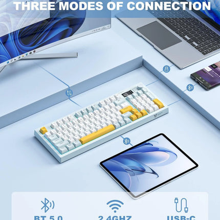 ONIKUMA G80 (Mechanical / Bluetooth / 2.4GHz / USB-C)