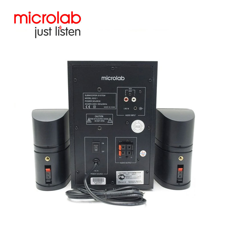 Microlab X2 2.1 Bluetooth Speaker