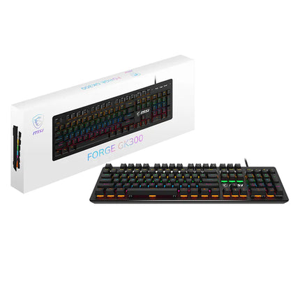 MSI FORGE GK300 (Mechanical / Blue switches)