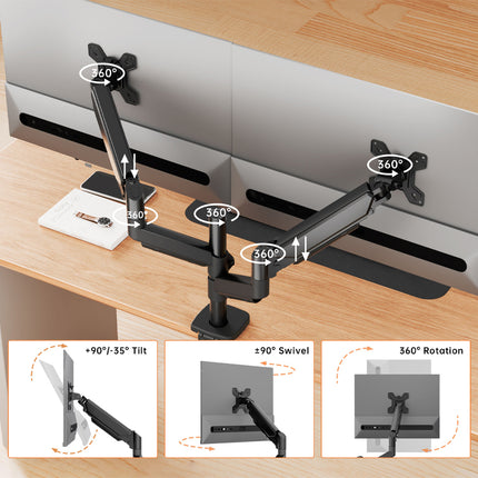 Monitor Arm M252DLA (Dual Monitor / Up to 32-inch)