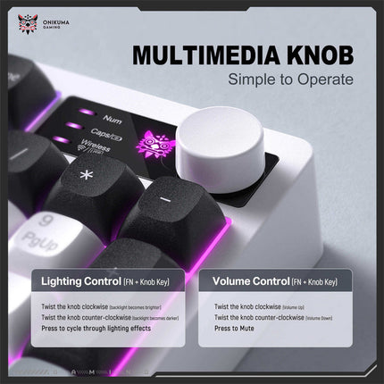ONIKUMA MT902 (Bluetooth / 2.4GHz / Wired)