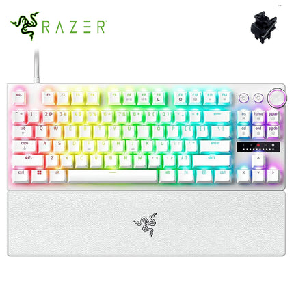 Razer Huntsman V3 Pro TKL White (Analog Optical Gen-2 switches)