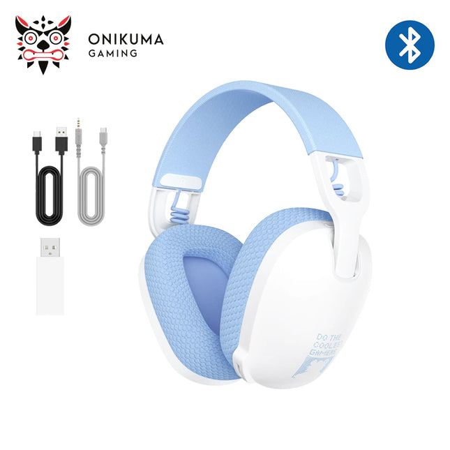 ONIKUMA B2 White (Bluetooth / Wireless / Wired)
