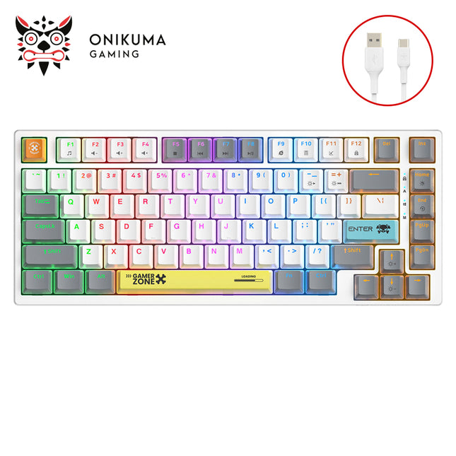 ONIKUMA G58 (Hot-Swappable Mechanical / White)