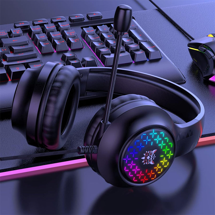 HEADSET ONIKUMA X7 PRO RGB LIGHT WIRED GAMING