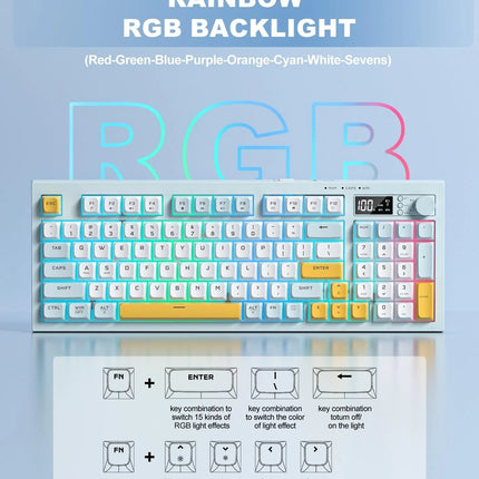 ONIKUMA G80 (Mechanical / Bluetooth / 2.4GHz / USB-C)