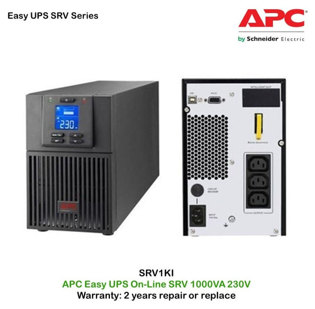 APC SRV1KI (Easy UPS On-Line/1000VA/800W)