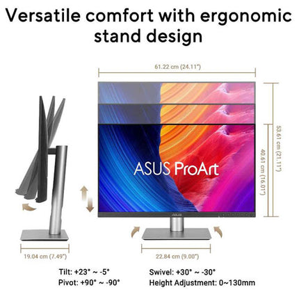 Asus ProArt Display PA278CGRV ( 27"/ IPS / 2K QHD / 144Hz / 100% sRGB /Type-c 96W / Calman Verified )