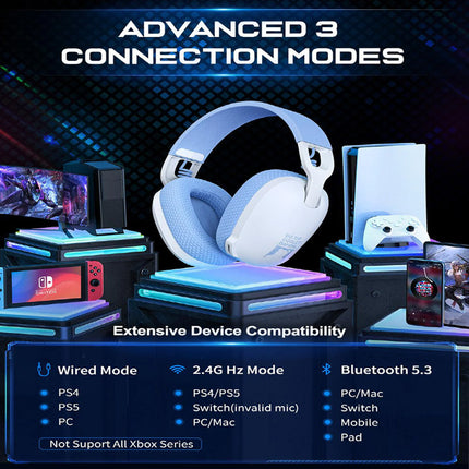 ONIKUMA B2 Black (Bluetooth / Wireless / Wired)
