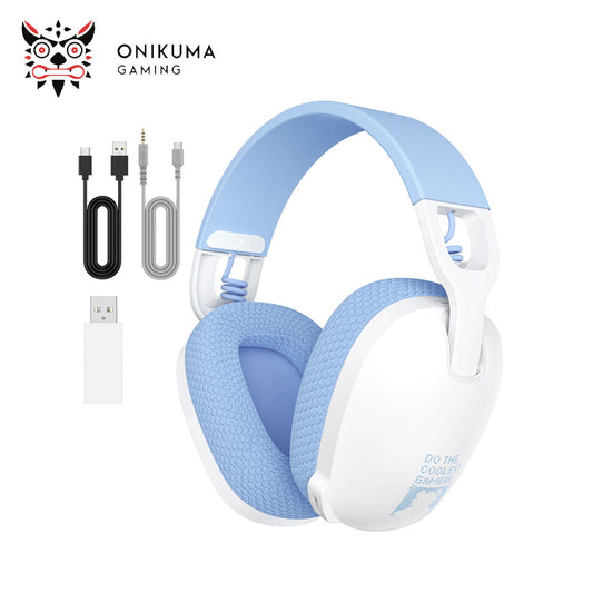 HEADSET ONIKUMA WHITE B2 GAMING Bluetooth Wireless