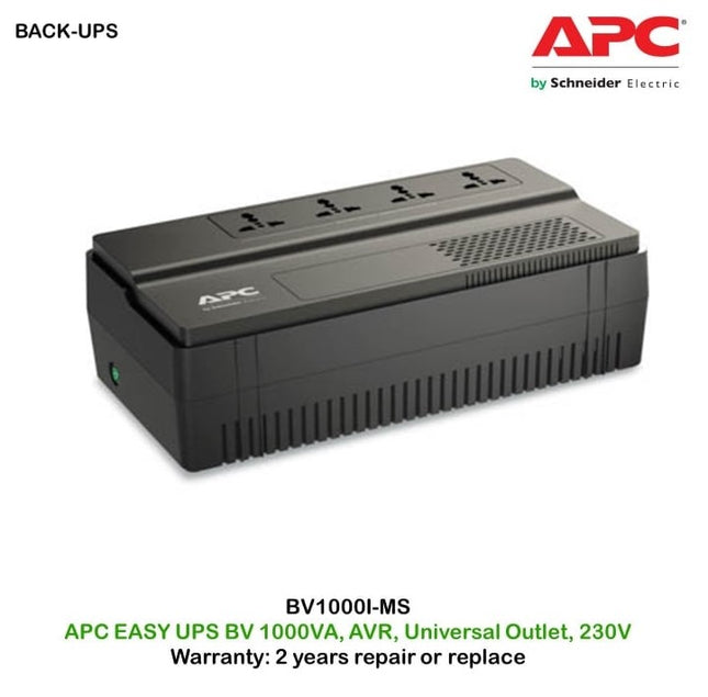 APC UPS BV1000I-MS (Easy UPS/1000VA/600W)