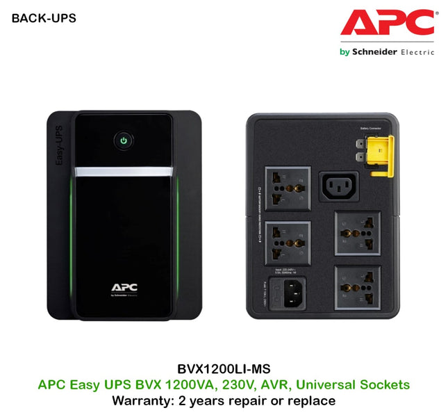 APC BVX1200LI-MS (Easy UPS/1200VA/650W)