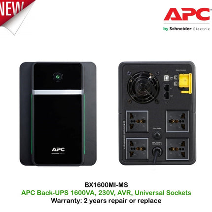 APC BACK-UPS (BX1600MI-MS) 1600VA