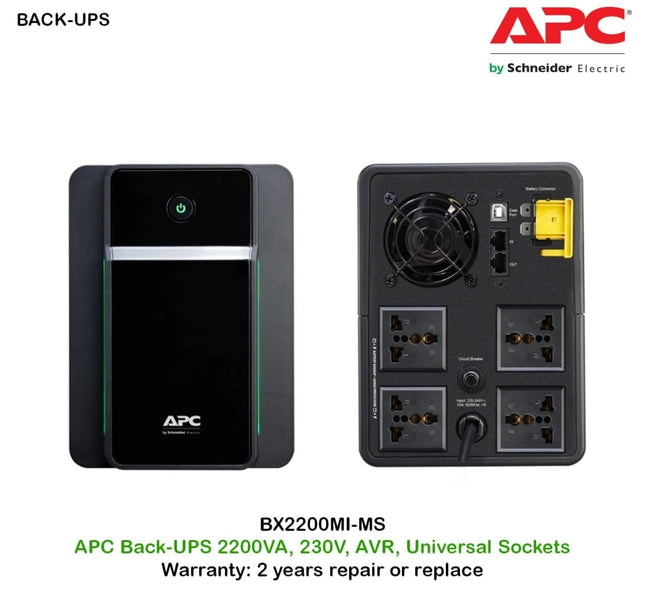 APC BX2200MI-MS (Back-UPS/2200VA/1200W)