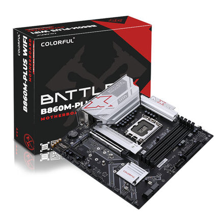 Colorful BATTLE-AX B860M-PLUS WIFI V20 ( LGA 1851 / Ram 4 Slots / WiFi 6E + Bluetooth 5.3 )