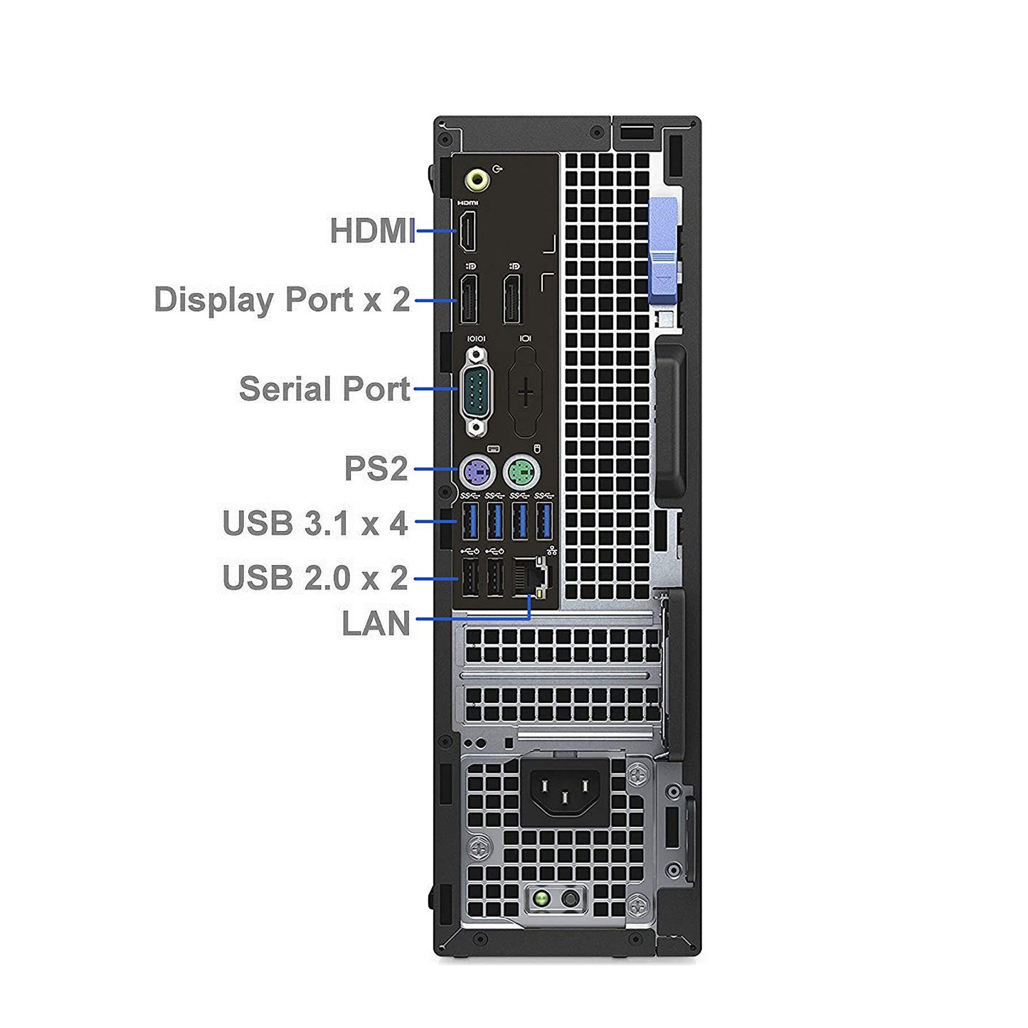 Dell Optiplex 7050 (Core i5 7500 / RAM 8G / SSD 128+500G)