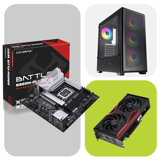 Desktop Gaming / Design ( Core Ultra 7 265KF / Ram 16GB DDR5 / M.2 PCIe 1TB / RTX 5050 8GB )