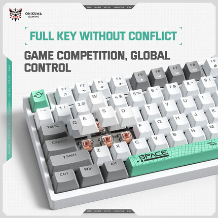 ONIKUMA G38 White (Mechanical)