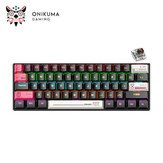 KEYBOARD ONIKUMA G55 MECHANICAL 61 Keys GAMING RGB