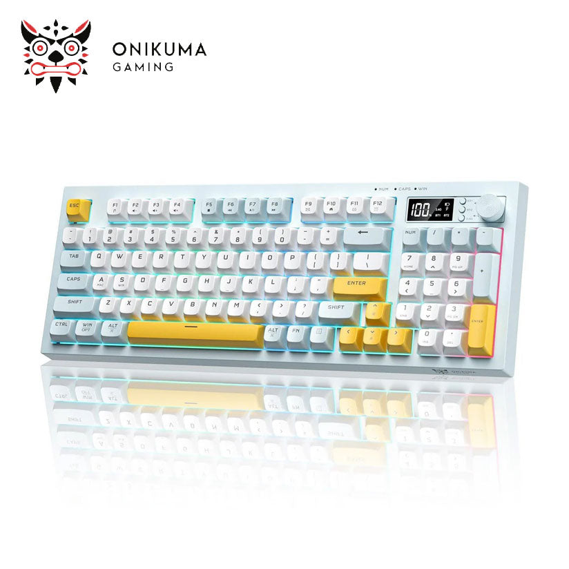 KEYBOARD ONIKUMA G80 94 Keys Wireless Keyboard with LCD Screen
