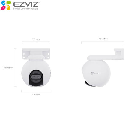 EZVIZ H80x 4K (Dual/Pan&Tilt/Wi-Fi/Color Night Vision)