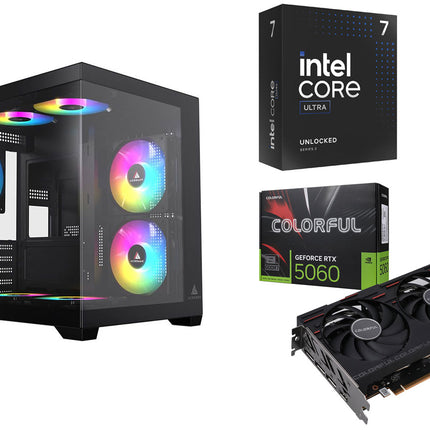 Desktop Gaming / Design ( Core Ultra 7 265KF / Ram 16GB DDR5 / M.2 PCIe 1TB / RTX 5060 8GB )