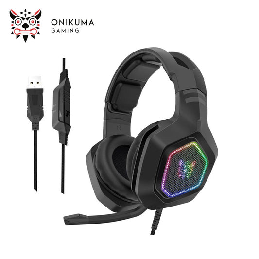 HEADSET ONIKUMA K10 GAMING STEREO BASS SURROUND 7.1 RGB