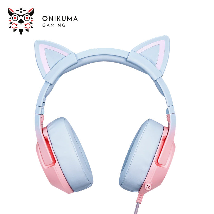 HEADSET ONIKUMA K9 Pink USB 7.1 WIRED GAMING RGB