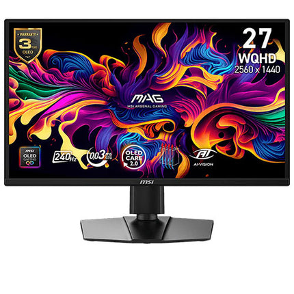 MSI Gaming MAG 272QP QD-OLED X24 (27" / 2K / QD-OLED / 240Hz / 3 Years Warranty )