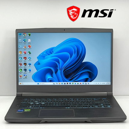 (USED) MSI Thin 15 B12UC (Core i7-12650H / 16GB DDR4 / M.2 1TB PCIe / RTX3050 4GB / 15.6"FHD 144Hz)