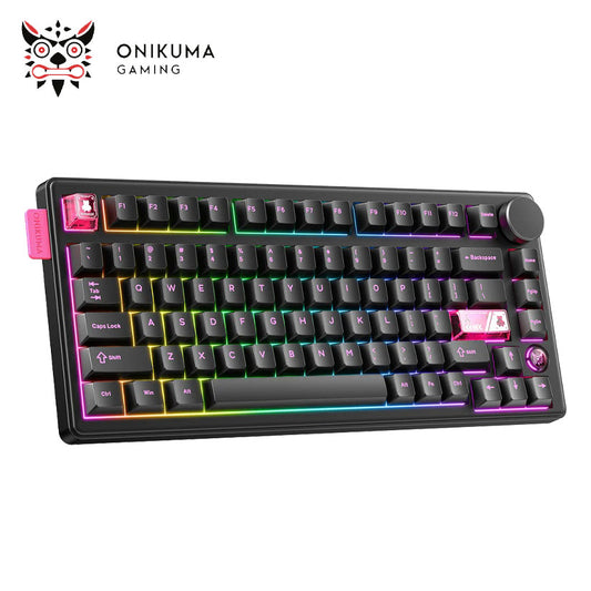 KEYBOARD ONIKUMA MT706 81-Keys Hot Swappable Triple Mode Mechanical