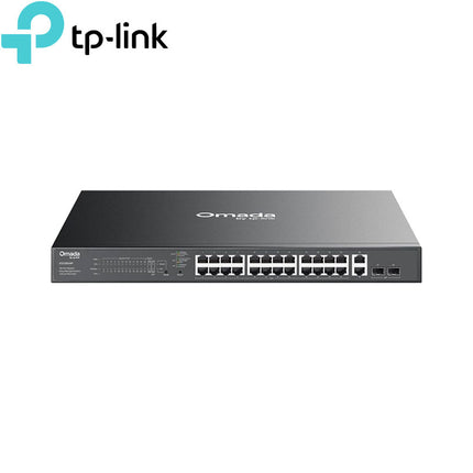 TP Link ES228GMP (28-Port/Gigabit/Easy Managed Switch with 24-Port PoE+)