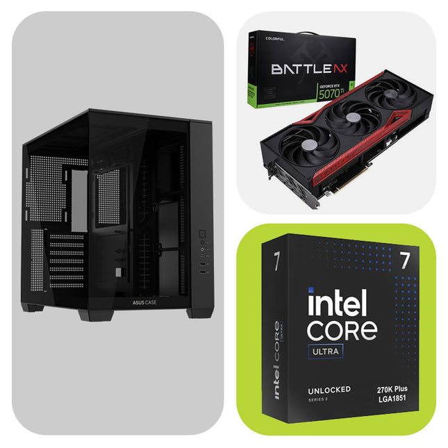 Desktop Gaming / Design ( Core Ultra 7 270K Plus / Ram 32GB DDR5 / M.2 PCIe 1TB / RTX 5070Ti 16GB )