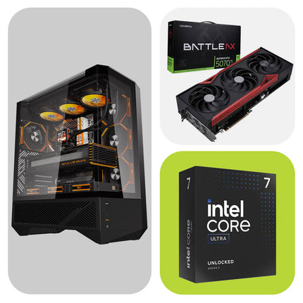 Desktop Gaming / Design ( Core Ultra 7 265KF / Ram 32GB DDR5 / M.2 PCIe 1TB / RTX 5070Ti 16GB )