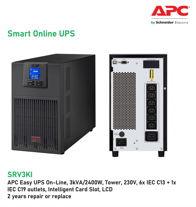 APC SRV3Ki (Easy UPS On-Line/3000VA/2400 W)