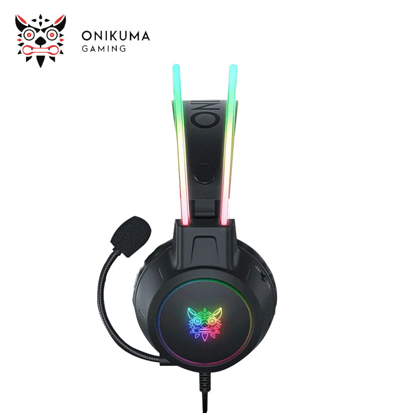 HEADSET ONIKUMA X15 PRO DOUBLE-HEAD BEAM RGB GAMING