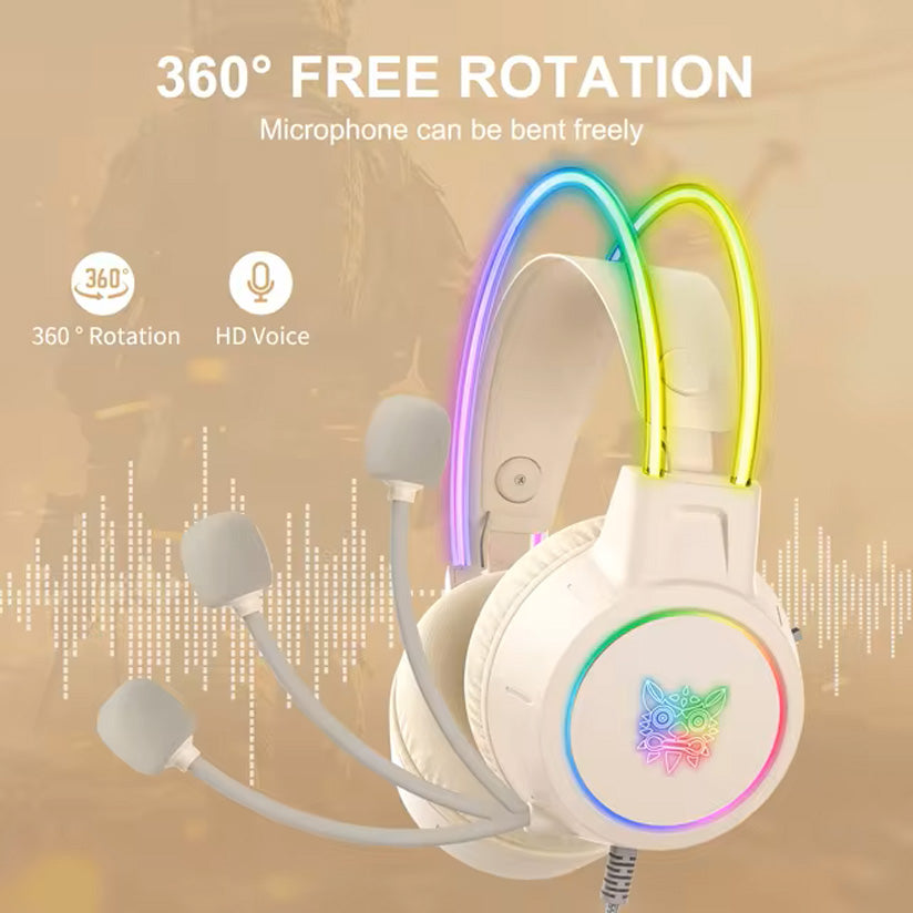 HEADSET ONIKUMA X15 PRO USB Type-C DOUBLE-HEAD BEAM RGB GAMING