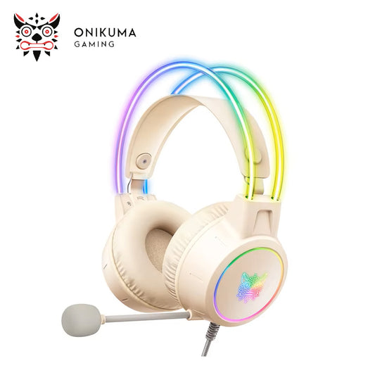 HEADSET ONIKUMA X15 PRO USB Type-C DOUBLE-HEAD BEAM RGB GAMING